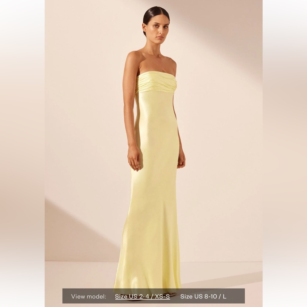 Shona Joy Strapless Gown